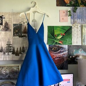 Royal blue dress